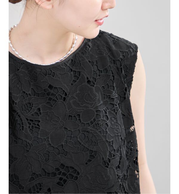 IENA「《セットアップ対応》バックデザインノースリーブブラウス」|シャツ・ブラウス|