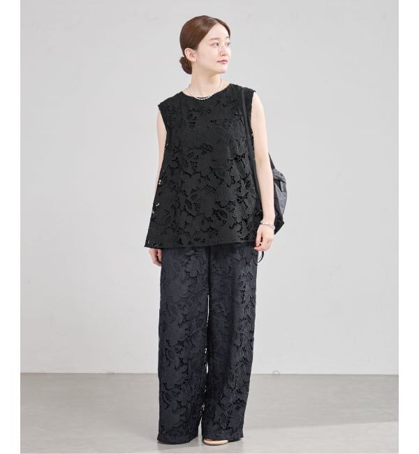 IENA「《セットアップ対応》バックデザインノースリーブブラウス」|シャツ・ブラウス|