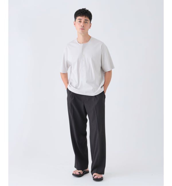 EDIFICE「Albini（アルビニ） DEEP LINE ヘンリーネックシャツ」|Tシャツ・カットソー|