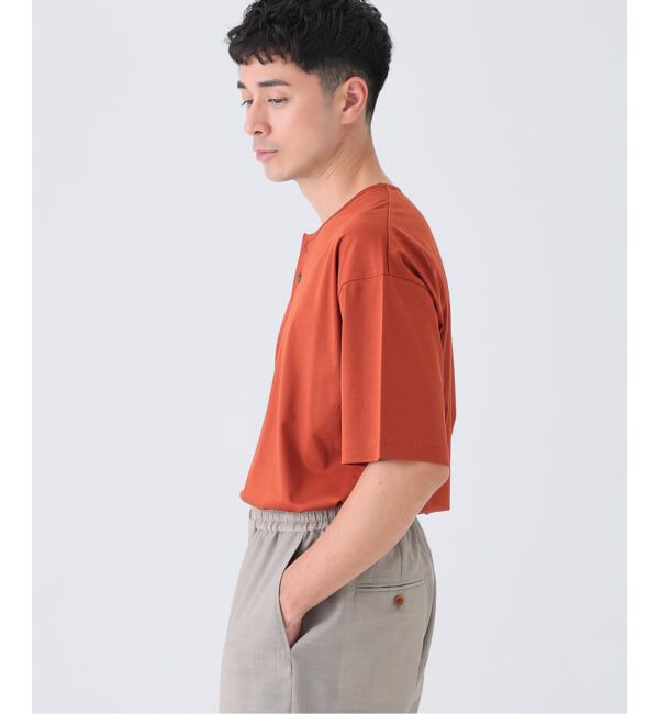 EDIFICE「Albini（アルビニ） DEEP LINE ヘンリーネックシャツ」|Tシャツ・カットソー|