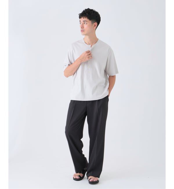 EDIFICE「Albini（アルビニ） DEEP LINE ヘンリーネックシャツ」|Tシャツ・カットソー|