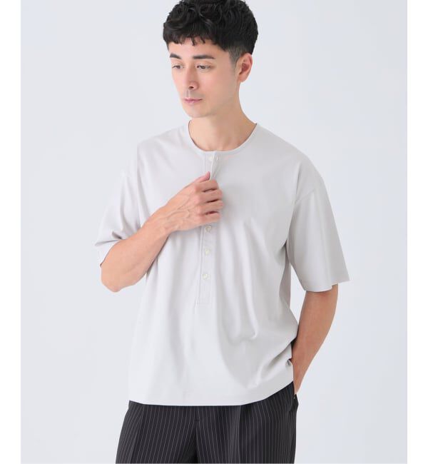 EDIFICE「Albini（アルビニ） DEEP LINE ヘンリーネックシャツ」|Tシャツ・カットソー|
