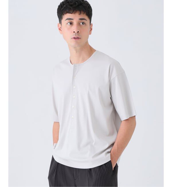 EDIFICE「Albini（アルビニ） DEEP LINE ヘンリーネックシャツ」|Tシャツ・カットソー|