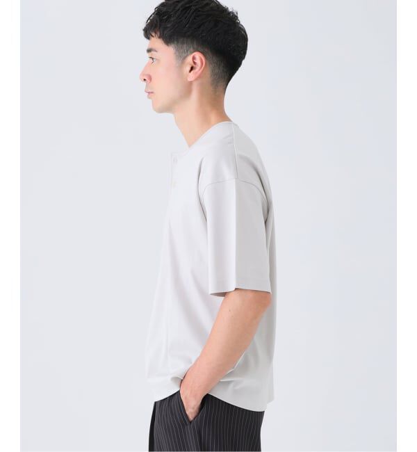 EDIFICE「Albini（アルビニ） DEEP LINE ヘンリーネックシャツ」|Tシャツ・カットソー|