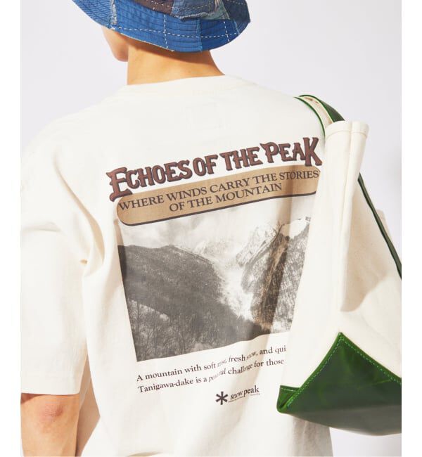JOURNAL STANDARD「snow peak / スノーピーク 別注  谷川岳 プリント Tシャツ」|Tシャツ・カットソー|