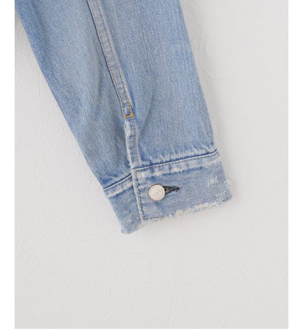 JOURNAL STANDARD「【HOLIDAY/ホリデイ】 DAMAGE DENIM PADDED SHOULDER JAC」|デニムジャケット|
