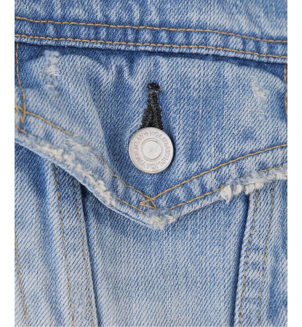 JOURNAL STANDARD「【HOLIDAY/ホリデイ】 DAMAGE DENIM PADDED SHOULDER JAC」|デニムジャケット|