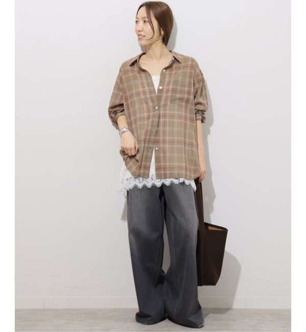 JOURNAL STANDARD relume「シアーボイルコットンチェックシャツ」|シャツ・ブラウス|