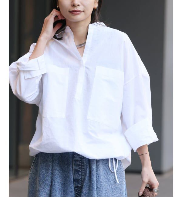JOURNAL STANDARD「《WEB限定追加3》ハードマンズリネンコットンスキッパーシャツ」|シャツ・ブラウス|