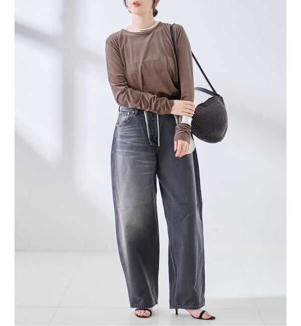 journal standard L'essage「《追加予約》ベロアロングスリーブプルオーバー」|Tシャツ・カットソー|