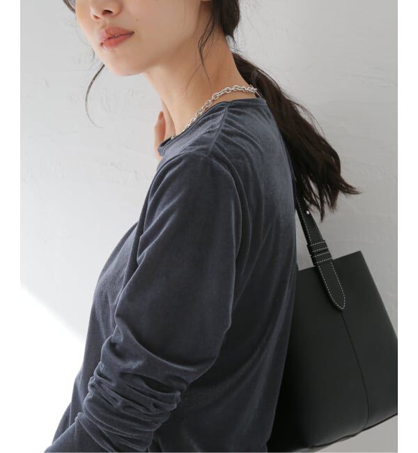 journal standard L'essage「《追加予約》ベロアロングスリーブプルオーバー」|Tシャツ・カットソー|