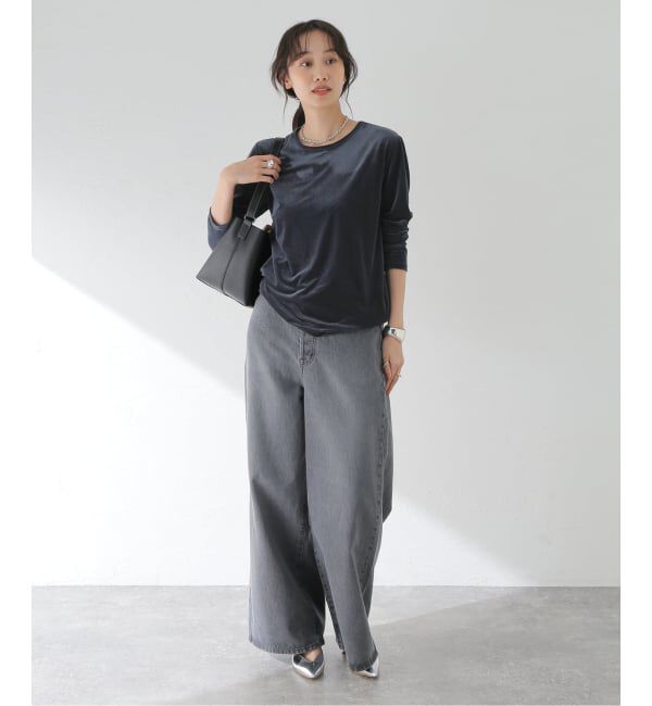 journal standard L'essage「《追加予約》ベロアロングスリーブプルオーバー」|Tシャツ・カットソー|