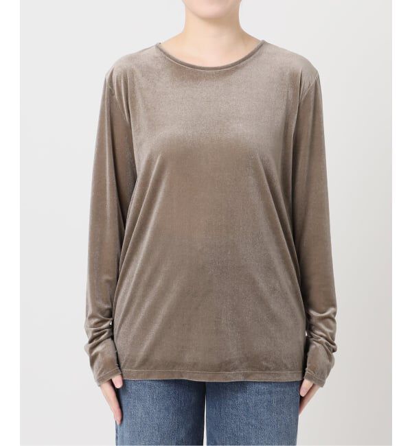 journal standard L'essage「《追加予約》ベロアロングスリーブプルオーバー」|Tシャツ・カットソー|