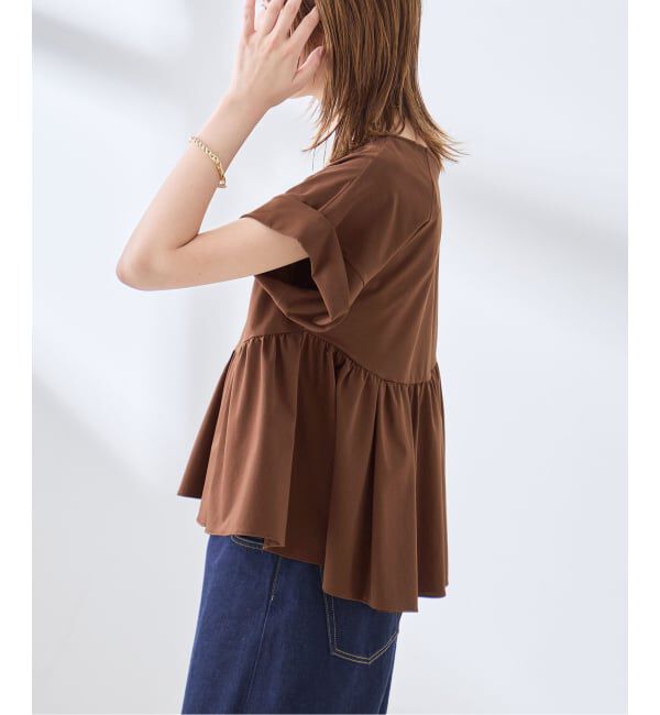 journal standard L'essage「《予約》ペプラムTシャツ」|Tシャツ・カットソー|