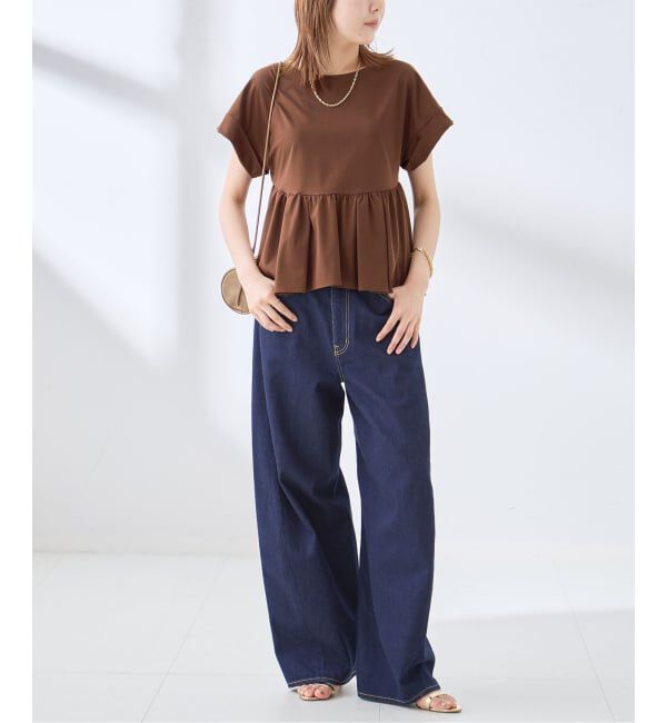 journal standard L'essage「《予約》ペプラムTシャツ」|Tシャツ・カットソー|