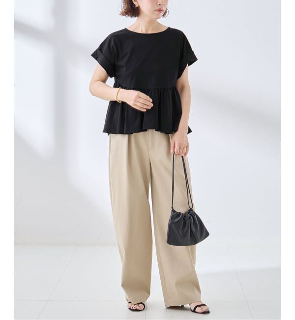 journal standard L'essage「《予約》ペプラムTシャツ」|Tシャツ・カットソー|