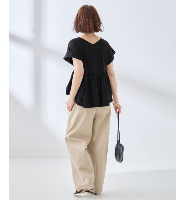 journal standard L'essage「《予約》ペプラムTシャツ」|Tシャツ・カットソー|