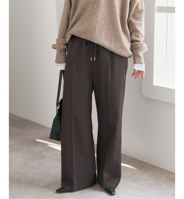 Spick and Span「《手洗い可 / 追加》P/Wイージースラックスパンツ」|スラックス|