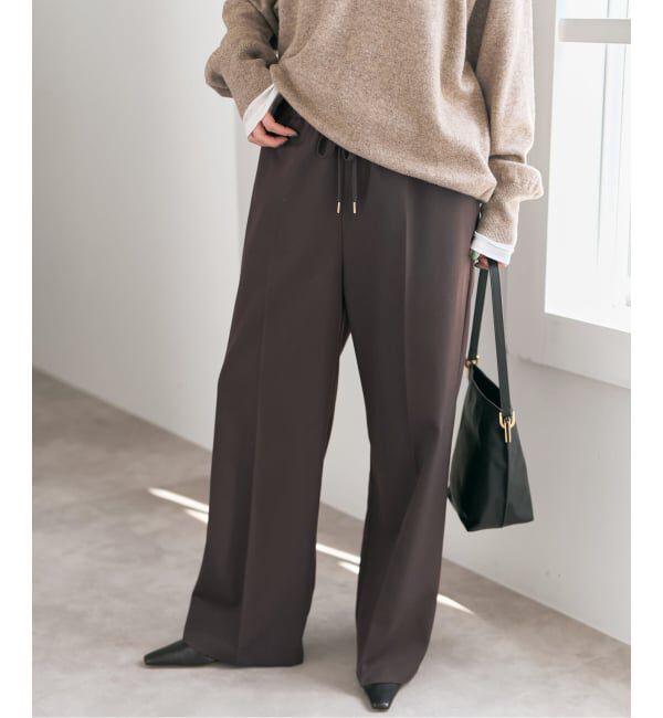 Spick and Span「《手洗い可 / 追加》P/Wイージースラックスパンツ」|スラックス|