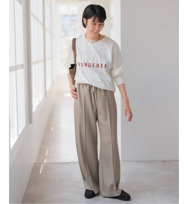 Spick and Span「《手洗い可 / 追加》P/Wイージースラックスパンツ」|スラックス|
