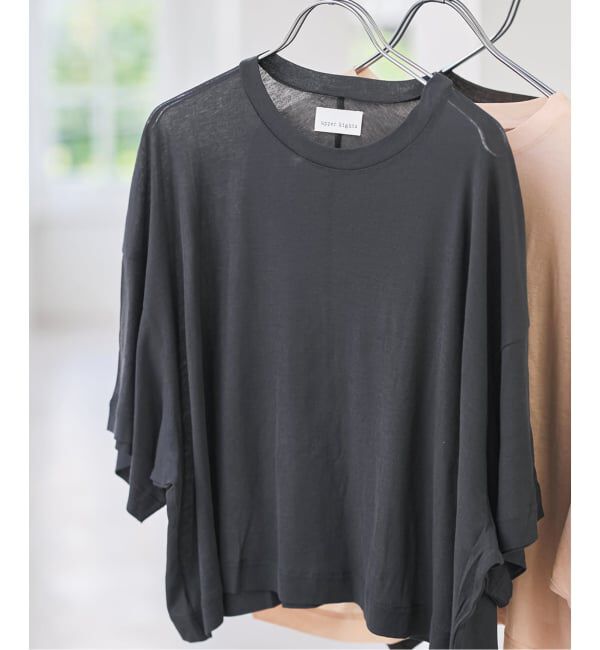 Spick and Span「《別注カラー有り / 予約》upper hights/アッパーハイツ SHORELINE WIDE TEE*」|Tシャツ・カットソー|グレーA
