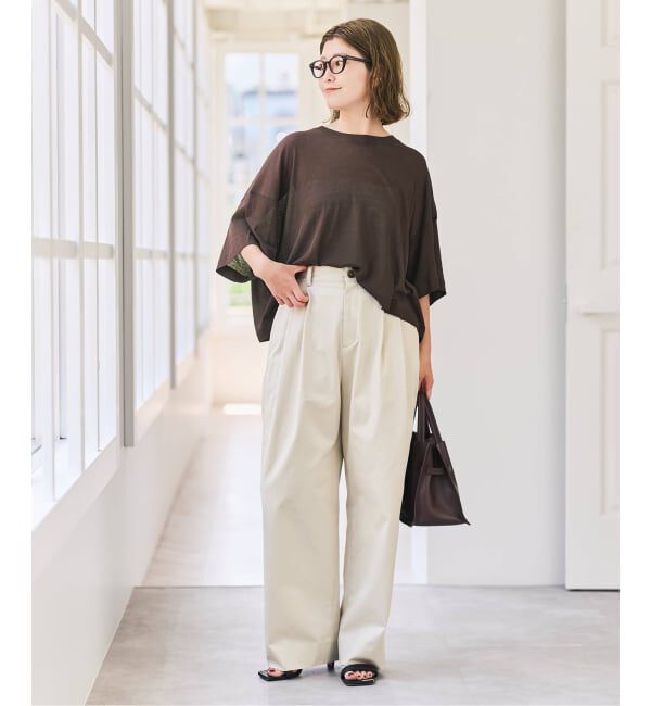 Spick and Span「《別注カラー有り / 予約》upper hights/アッパーハイツ SHORELINE WIDE TEE*」|Tシャツ・カットソー|