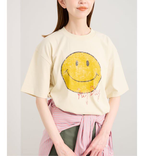 U by SPICK&SPAN「《予約》PAYDAY/ペイデイ SMILE TEE」|Tシャツ・カットソー|