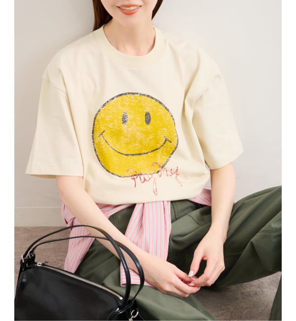 U by SPICK&SPAN「《予約》PAYDAY/ペイデイ SMILE TEE」|Tシャツ・カットソー|