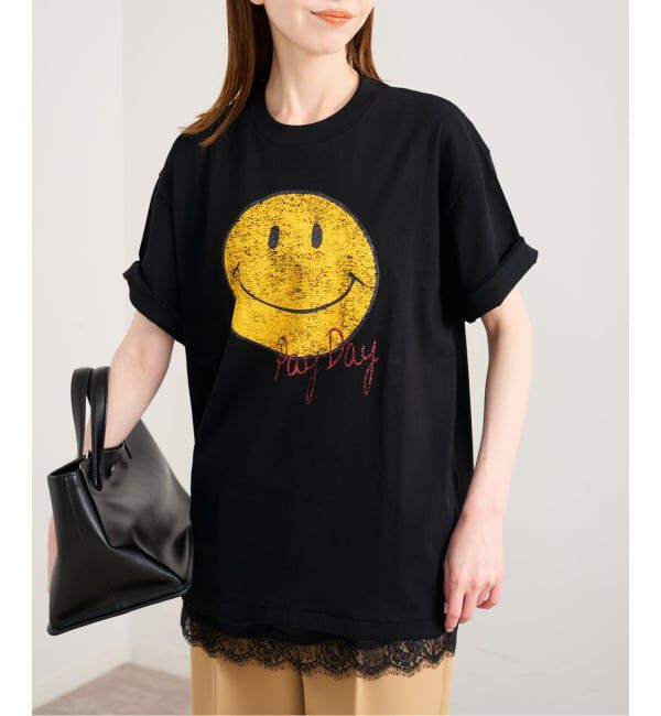 U by SPICK&SPAN「《予約》PAYDAY/ペイデイ SMILE TEE」|Tシャツ・カットソー|