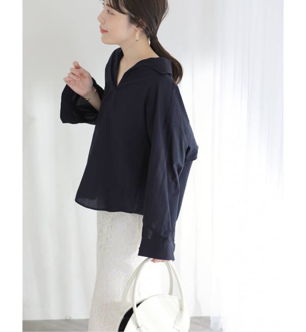  「【洗える】TICCA/ティッカ スキッパーシャツ」|シャツ・ブラウス|