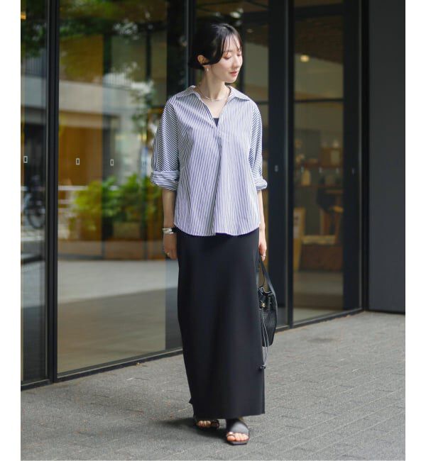  「【洗える】TICCA/ティッカ スキッパーシャツ」|シャツ・ブラウス|