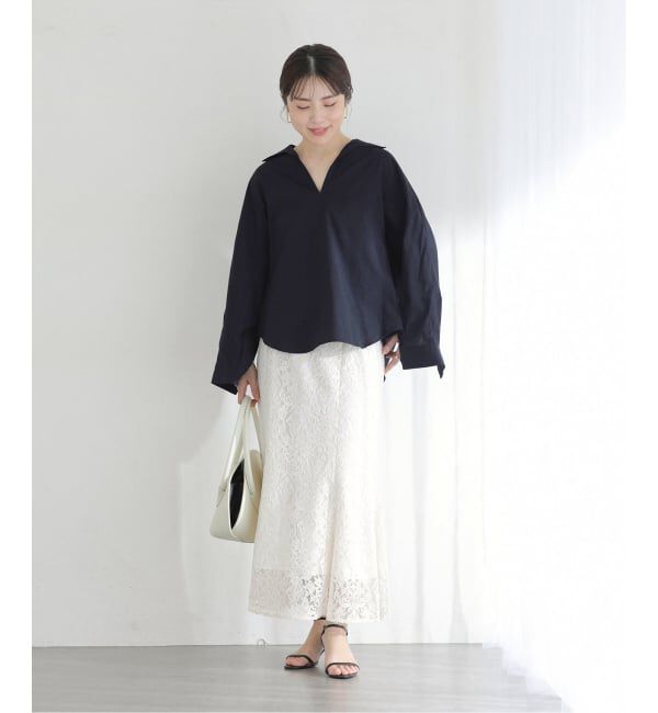  「【洗える】TICCA/ティッカ スキッパーシャツ」|シャツ・ブラウス|