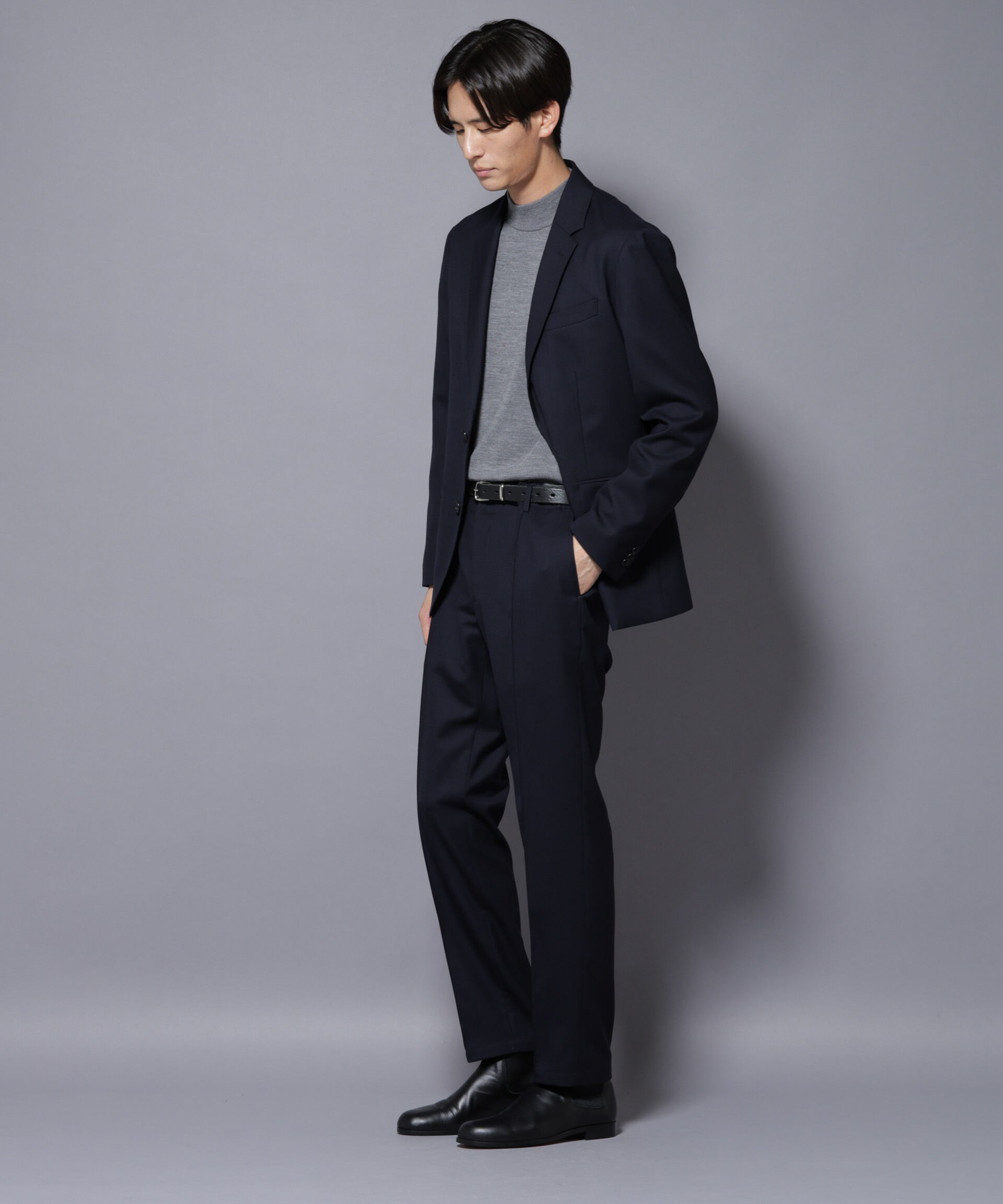nano･universe「「N TROUSERS PREMIUM」RENU(R)ウール混洗えるサキソニーパンツ(セットアップ可)」|スーツ|