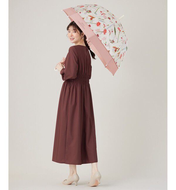 any SiS「【洗える】シャーリングディテール ワンピース」|ワンピース|