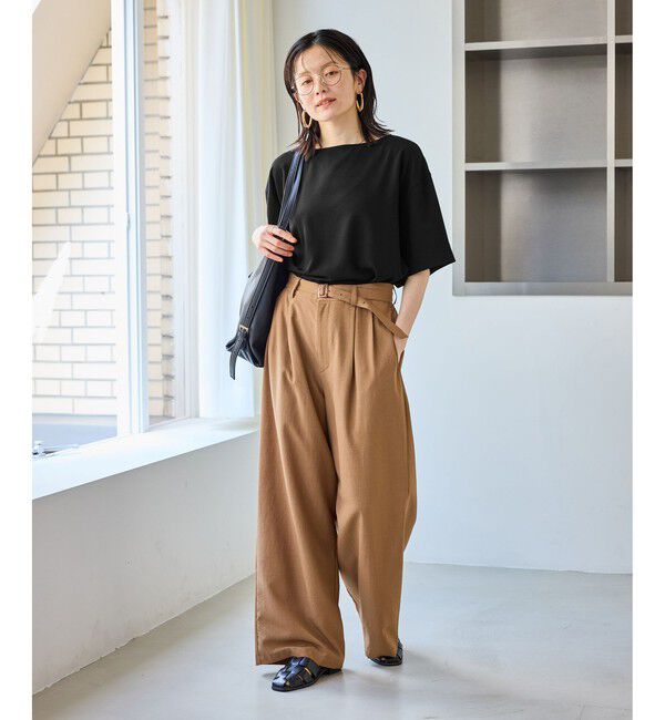 Rope&rsquo;Picnic「【一部店舗限定】ジョーゼットTeeブラウス/UVケア・接触冷感・防シワ」|シャツ・ブラウス|