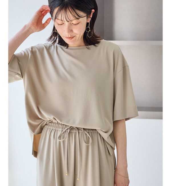 Rope&rsquo;Picnic「【一部店舗限定】ジョーゼットTeeブラウス/UVケア・接触冷感・防シワ」|シャツ・ブラウス|