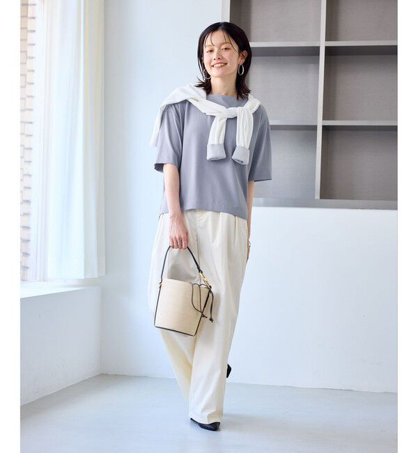 Rope&rsquo;Picnic「【一部店舗限定】ジョーゼットTeeブラウス/UVケア・接触冷感・防シワ」|シャツ・ブラウス|