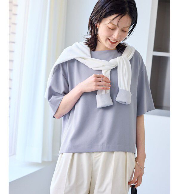 Rope&rsquo;Picnic「【一部店舗限定】ジョーゼットTeeブラウス/UVケア・接触冷感・防シワ」|シャツ・ブラウス|