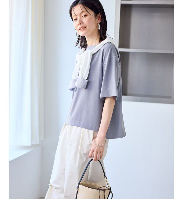 Rope&rsquo;Picnic「【一部店舗限定】ジョーゼットTeeブラウス/UVケア・接触冷感・防シワ」|シャツ・ブラウス|