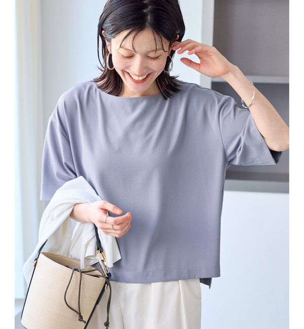 Rope&rsquo;Picnic「【一部店舗限定】ジョーゼットTeeブラウス/UVケア・接触冷感・防シワ」|シャツ・ブラウス|