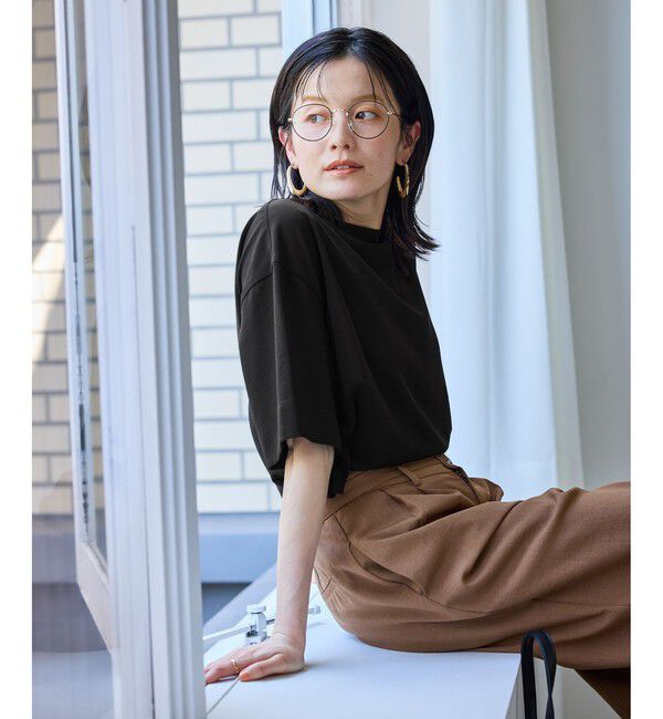 Rope&rsquo;Picnic「【一部店舗限定】ジョーゼットTeeブラウス/UVケア・接触冷感・防シワ」|シャツ・ブラウス|