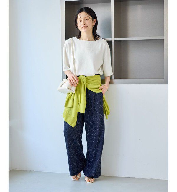 Rope&rsquo;Picnic「【一部店舗限定】ジョーゼットTeeブラウス/UVケア・接触冷感・防シワ」|シャツ・ブラウス|