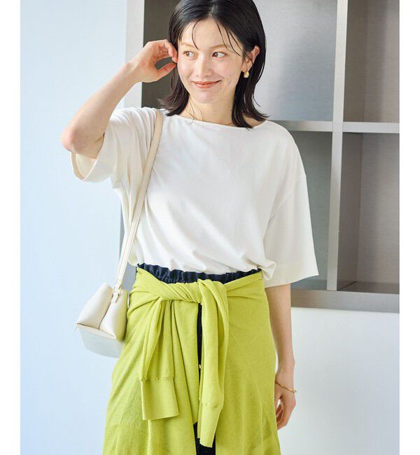 Rope&rsquo;Picnic「【一部店舗限定】ジョーゼットTeeブラウス/UVケア・接触冷感・防シワ」|シャツ・ブラウス|