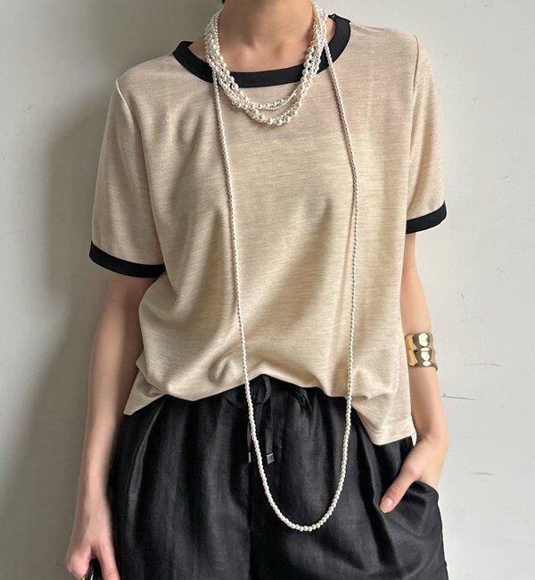  「【WEB限定】リンガーTEE」|Tシャツ・カットソー|