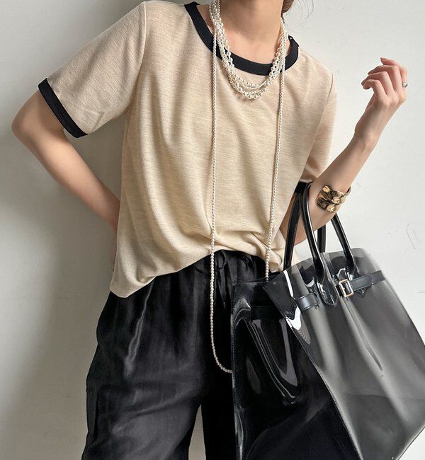 「【WEB限定】リンガーTEE」|Tシャツ・カットソー|