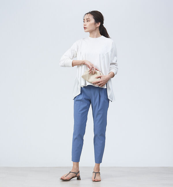 qualite「【新色登場】【WEB限定販売】ストレッチ2タックパンツ」|その他|