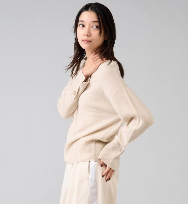Liesse「【定番】フォックスウールボートネックニット」|ニット・セーター|