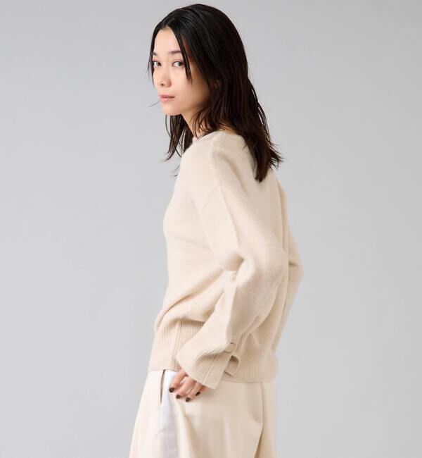 Liesse「【定番】フォックスウールボートネックニット」|ニット・セーター|