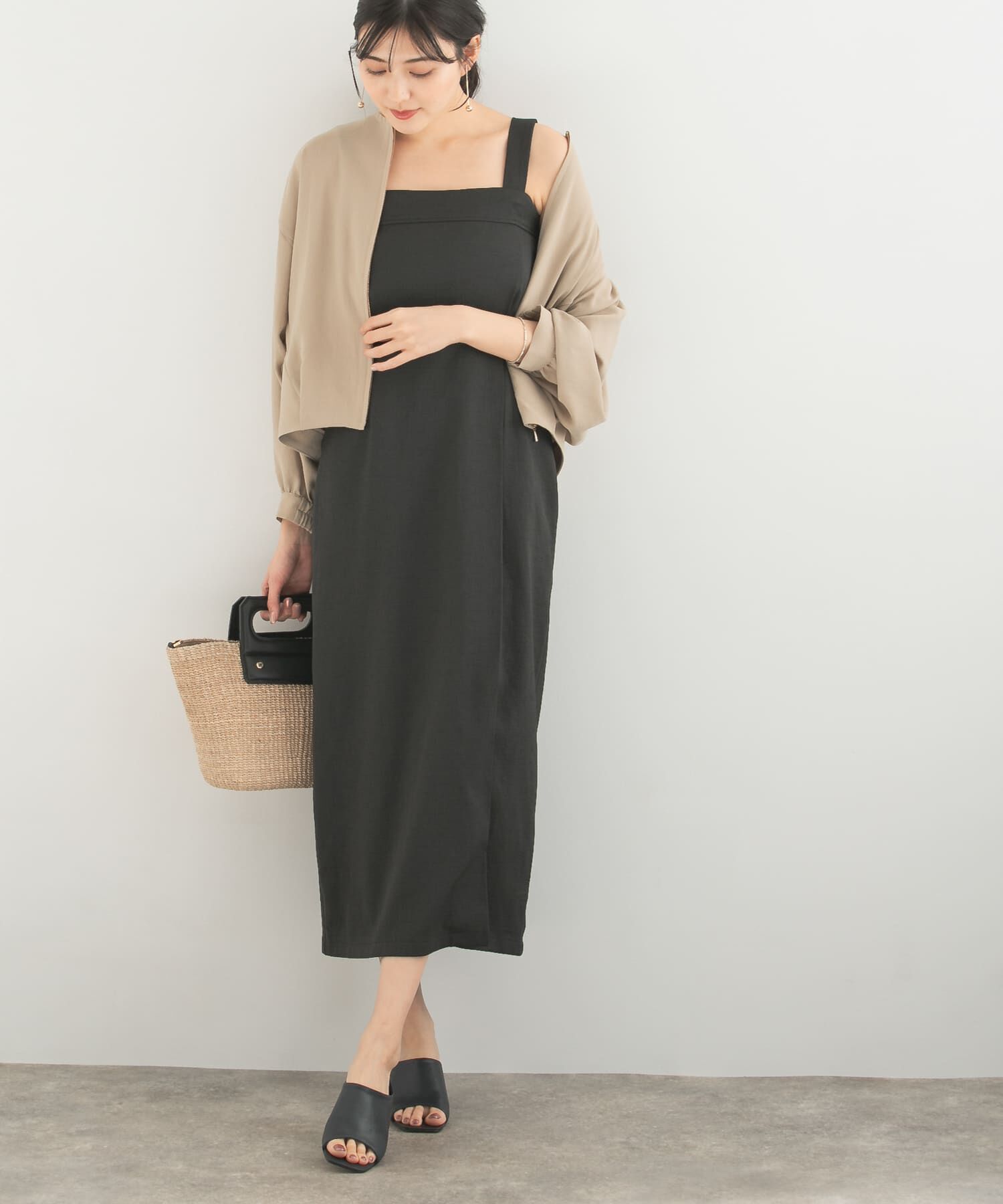 URBAN RESEARCH ROSSO「2WAYストレートベアワンピース」|ワンピース|