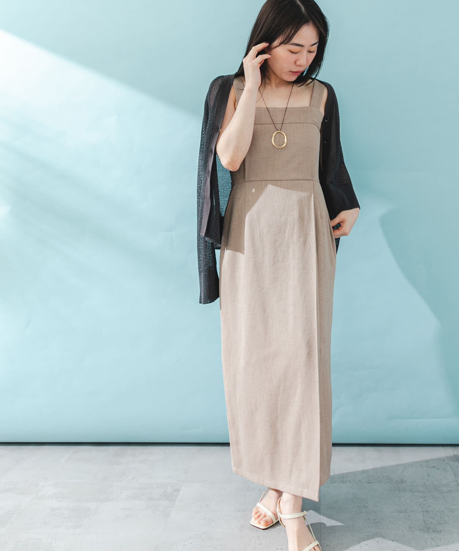 URBAN RESEARCH ROSSO「2WAYストレートベアワンピース」|ワンピース|